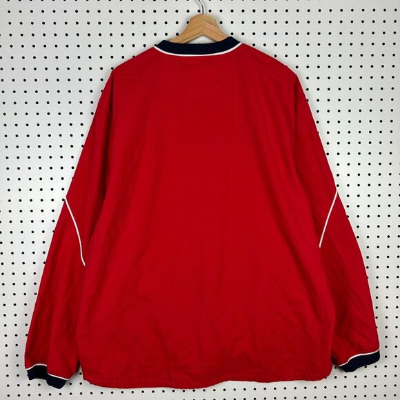 St Louis Cardinals Vtg Windbreaker Jacket Size XL Reebok MLB Red Stitched STL - Picture 4 of 6